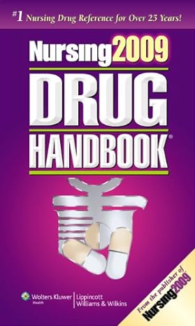 nursing 2009 drug handbook 29th edition rita m doyle 078179286x, 978-0781792868