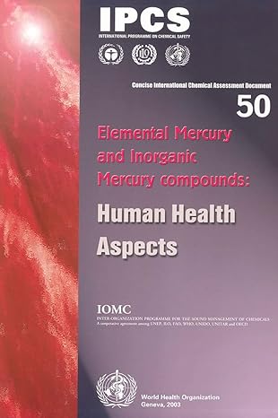 elemental mercury and inorganic mercury compounds human health aspects 1st edition world health organization