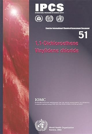 dichloroethane vinylidene chloride 1 1 1st edition world health organization 9241530510, 978-9241530514