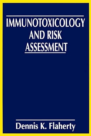 immunotoxicology and risk assessment 1st edition dennis k flaherty 1475781881, 978-1475781885