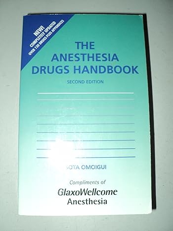 the anesthesia drug handbook updated, subsequent edition sota omoigui 081516503x, 978-0815165033