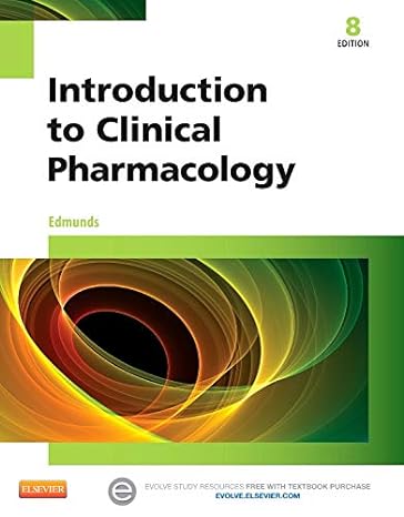 introduction to clinical pharmacology 8th edition marilyn winterton edmunds phd anp/gnp 032318765x,