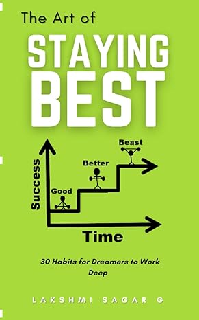 the art of staying best better beast success good time 30 habits for dreamers to work doop lakshmi sagar g