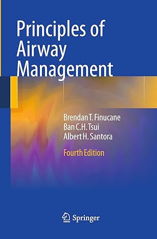 principles of airway management 1st edition brendan t finucane ,ban c h tsui ,albert santora 1493938223,
