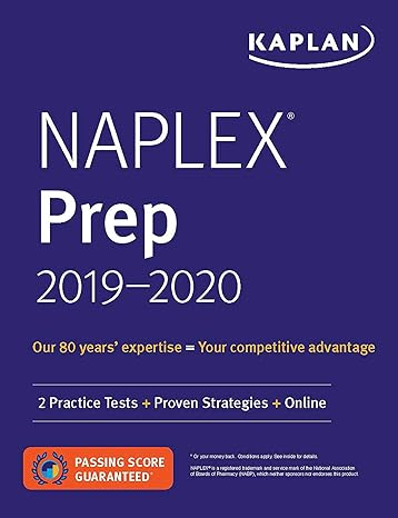 naplex prep 2019 2020 2 practice tests + proven strategies + online proprietary edition cynthia sanoski bs