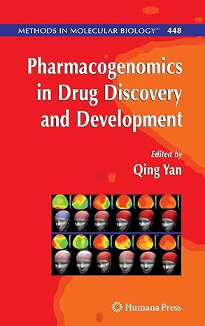 pharmacogenomics in drug discovery and development 1st edition qing yan 1617378259 ,  978-1617378256