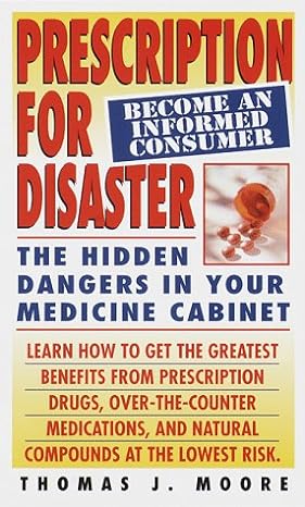prescription for disaster 1st edition thomas moore 0440234840, 978-0440234845