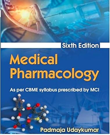 medical pharmacology 6th edition padmaja udaykumar ,p r sengupta ,p udaykumar 9390046092 ,  978-9390046096