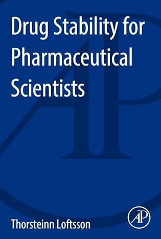 drug stability for pharmaceutical scientists 1st edition thorsteinn loftsson 0124115489, 978-0124115484