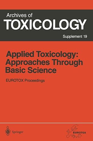 applied toxicology approaches through basic science proceedings of the 1996 eurotox congress meeting held in
