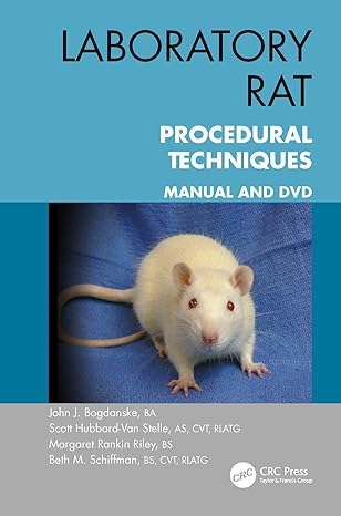 laboratory rat procedural techniques manual and dvd 1st edition john j bogdanske ,scott hubbard van stelle