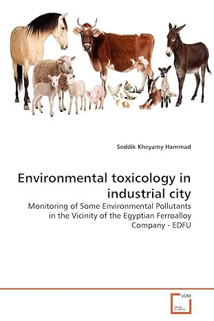 environmental toxicology in industrial city monitoring of some environmental pollutants in the vicinity of