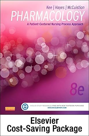 pharmacology text and elsevier adaptive quizzing package a patient centered nursing process approach 8th