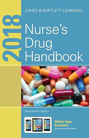 2018 nurses drug handbook 17th edition jones bartlett learning 1284121348, 978-1284121346