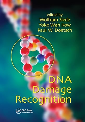 dna damage recognition 1st edition wolfram siede ,paul w doetsch 0367392135, 978-0367392130