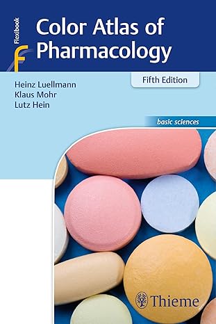 color atlas of pharmacology 5th edition heinz lullmann ,klaus mohr ,lutz hein 3132410659, 978-3132410657