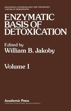 enzymatic basis of detoxication volume 1 1st edition william b jakoby 0123958830, 978-0123958839