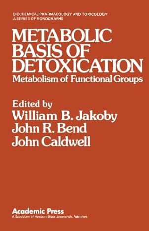 metabolic basis of detoxication 1st edition william b jakoby 0123958849, 978-0123958846