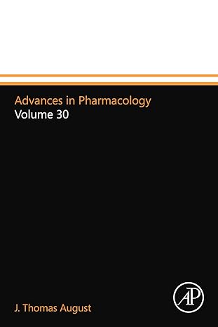 advances in pharmacology volume 30 1st edition j thomas august 0123994101, 978-0123994103