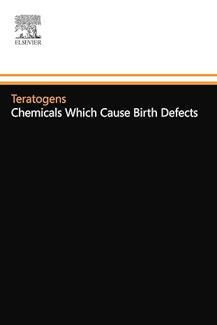 teratogens chemicals which cause birth defects 1st edition vera kolb meyers 0444554017, 978-0444554017