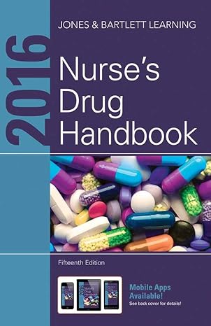 2016 nurses drug handbook 15th edition jones bartlett learning 1284080676, 978-1284080674