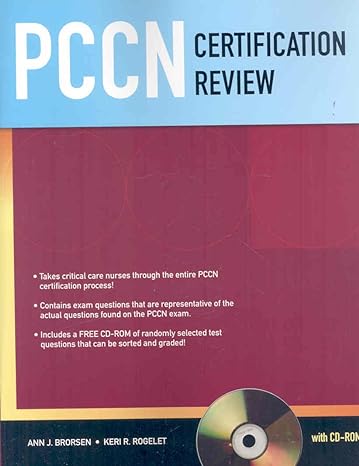 pccn certification review 1st edition ann brorsen 076375935x, 978-0763759353