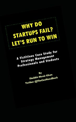 why do startups fail lets run to win 1st edition shabbir munir khan b0cxdxsp4t, 979-8884036826