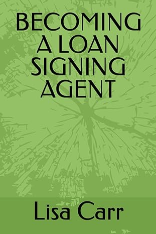 becoming a loan signing agent 1st edition lisa carr b0cy8tqyfb, 979-8884434486