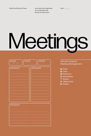 meetings efficient indexed meeting management a planner to track date time platform attendees topics