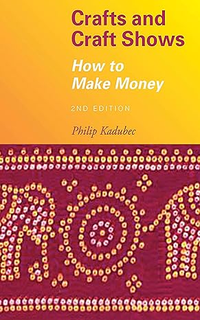 crafts and craft shows how to make money 1st edition philip kadubec 1581154704, 978-1581154702