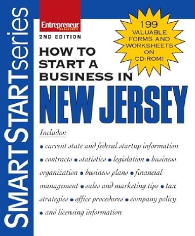 how to start a business in new jersey 2nd edition entrepreneur press 1599180774, 978-1599180779
