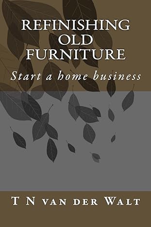 refinishing old furniture start a home business 1st edition mr t n van der walt 1533573603, 978-1533573605