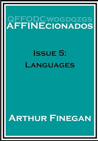 affinecionados 5 languages 1st edition arthur finegan b0b289xrq4