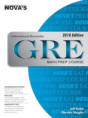 novas gre math prep course 2018th edition jeff kolby 9382058583, 978-8175994560
