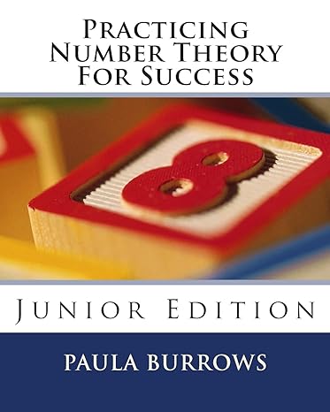 practicing number theory for success junior edition paula burrows 1507632576, 978-1507632574