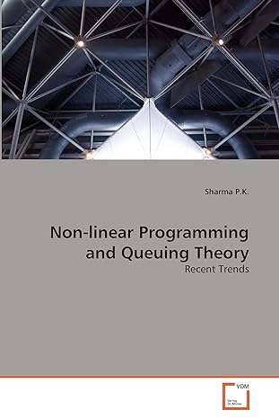 non linear programming and queuing theory recent trends 1st edition sharma p k 3639331184, 978-3639331189