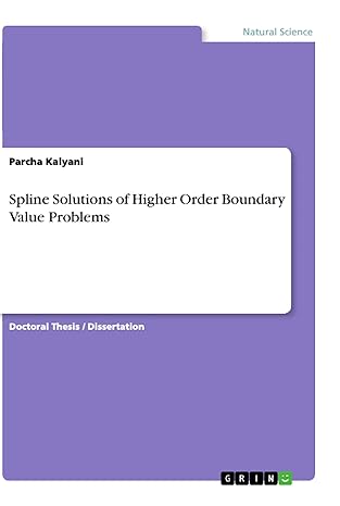 spline solutions of higher order boundary value problems 1st edition parcha kalyani 3346178005, 978-3346178008
