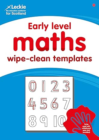 early level wipe clean maths templates for cfe primary maths save time and money with primary maths templates