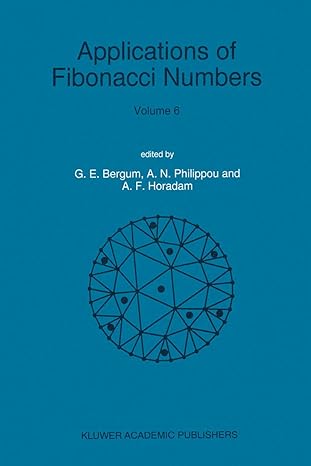 applications of fibonacci numbers volume 6 proceedings of the sixth international research conference on