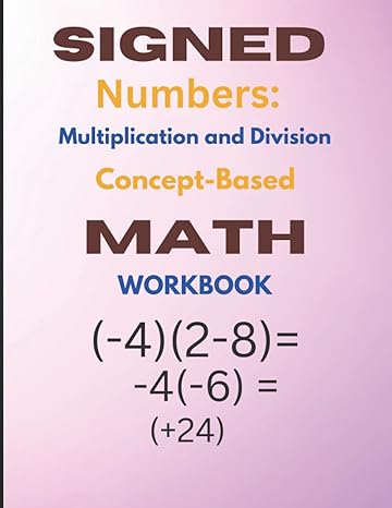 signed numbers multiplication and division 1st edition c jackson howard b0bmjxr79l, 979-8363626135