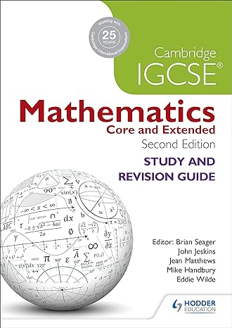 cambridge igcse mathematics study and revision guide 2nd edition brian seager ,mike handbury ,john jeskins