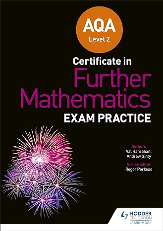 aqa level 2 certificate in further mathematics exam practice 1st edition val hanrahan ,andrew ginty