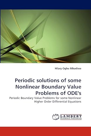 periodic solutions of some nonlinear boundary value problems of odes periodic boundary value problems for