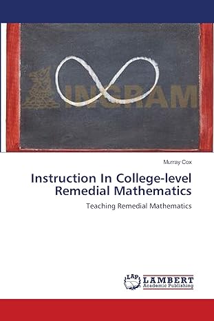 instruction in college level remedial mathematics teaching remedial mathematics 1st edition murray cox