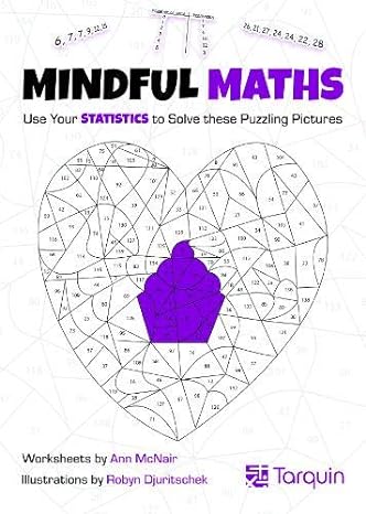 mindful maths 3 use your statistics to solve these puzzling pictures 1st edition ann mcnair 1913565661,