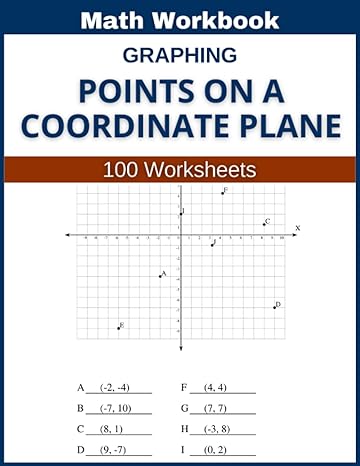 graphing points on a coordinate plane math workbook 100 worksheets hands on practice for graphing points on a
