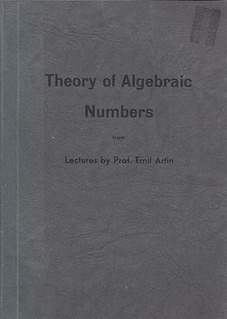 theory of algebraic numbers notes by gerhard wurges from lectures held at the mathematisches institut