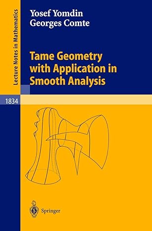 tame geometry with application in smooth analysis 2004th edition yosef yomdin ,georges comte 3540206124,
