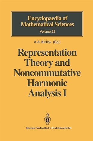 representation theory and noncommutative harmonic analysis i fundamental concepts representations of virasoro