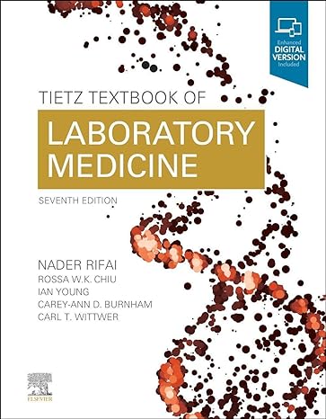 tietz textbook of laboratory medicine 7th edition nader rifai phd 0323775721, 978-0323775724